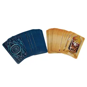 עיצוב מקורי מותאם אישית קלפי טארוט סיניים הדפסת נייר מותאמת אישית משחק חפיסות קלפים קלפי טארוט קסם