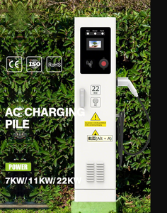 Neue IP54 Wasserdichte GBT 4,3 Zoll Touchscreen 7-22KW AC Schnell-EV-Bodenständer-Ladestation für die Fertigung - Product Image 6