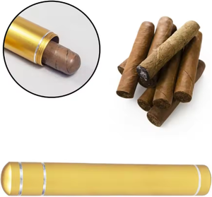 Tubo Humidificador de Cigarros Personalizado al por Mayor, Tubo Humidificador de Cigarros de Aluminio Metálico Popular para Viajes - Product Image 3