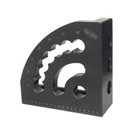 Support d'angle modulaire 3D haute résistance avec trous de centrage pour l'assemblage de tuyaux