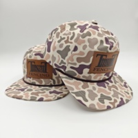 Gorra de Béisbol Richardson 256 Personalizable con Parche Tejido, Diseño de Puntos Oxford, Unisex, Estilo Deportivo, 5 Paneles, Sin Estructura, Cierre a Presión