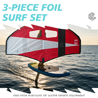 Offre Spéciale : Kit de Wing Foil en Carbone en Stock – Ensemble Kitesurf 3-en-1 pour Débutants – Planche, Pompe et Aile Gonflable