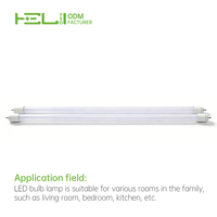 Tubo LED T8 de 1.5M y 24W con Sensor de Radar Inteligente, Cuerpo de PC, Certificación CE ETL, 6500K, Ahorro de Energía, Fácil Instalación