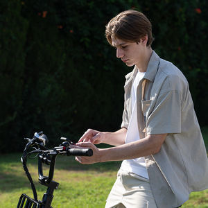 Vélo électrique pliable KOOLUX pour adultes, double batterie au lithium 30+35Ah, pneus larges de 20 pouces, moteur à moyeu arrière, 6 vitesses, freins à disque - Product Image 2