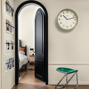 Wozoom Wall <b>Clock</b> Round <b>Battery</b> Operated Single Face For Living Room Decor - Product Image 1