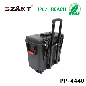 <span class=keywords><strong>Valise</strong></span> de photographie antichoc pour grand objectif d'appareil photo, étanche, à roulettes, en plastique rigide, boîte de rangement avec mousse - Product Image 5