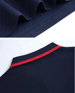 נמוך MOQ באיכות גבוהה מותאם אישית פולו חולצה שונה צווארון קו יוניסקס פולו חולצה