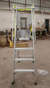 FRP sợi thủy tinh nền tảng thang với lan can an toàn hộ gia đình bậc thang nền tảng và sợi thủy tinh bước gấp thang với nền tảng - Product Image 6
