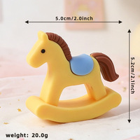 Puzzle de train, cheval, décoration de gâteau d'anniversaire pour garçon, ensemble de figurines de poupées, décoration de gâteau Joyeux Anniversaire