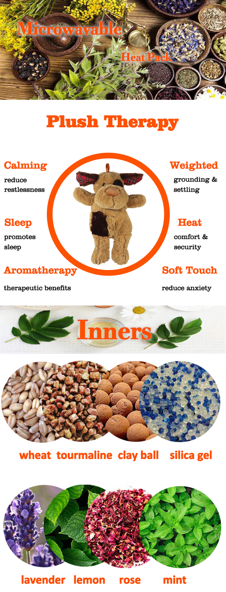 custom wholesale cute animal microwave warm hot packing bag menstruation heating pad for neck and shoulders
