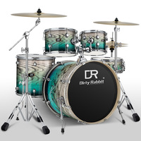 Wholesale Musical Instrument Five Drum Three Cymbals Drum Set Professional Percussion Instrument
