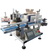 Etiqueteuse de bouteilles liquides rondes de table Petite étiqueteuse automatique pour bocaux