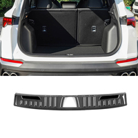 Accessoires intérieurs en acier inoxydable pour Geely COOLRAY : Protection de seuil de porte, bande de bienvenue, protection de coffre, patch de pare-chocs arrière