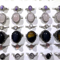 Nouveaux produits : Bague en cuivre avec charoïte et quartz rose mélangés, bijoux en pierres naturelles énergétiques pour femmes et hommes, cadeaux