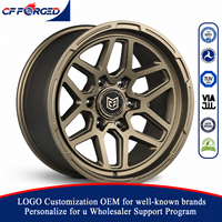 Jantes forgées sur mesure 17 18 20 pouces 6x139.7 Jantes forgées tout-terrain pour GMC Sierra 1500 AT4 AT4X Bronze mat 4x4