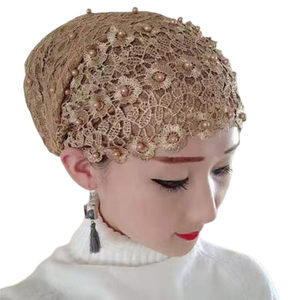 หมวกคลุมศีรษะสำหรับผู้หญิงสำหรับใส่นอนเพื่อขนร่วงเป็นมิตรต่อสิ่งแวดล้อมโพลีเอสเตอร์ระบายอากาศได้ป้องกันขน - Product Image 1