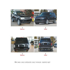 Fahrzeug Außenbereich Alte Modifikationen Neue Stoßstangen Kotflügel Motorhaube 2002-2012 L322 Upgrade 2022 Bodykit für Range Rover Executive - Product Image 3