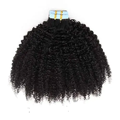 Wholesale Brazilian Human Kinky Curly Cuticle PU Tape Hair Extensions from HAIR Vendors