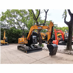 Excavadora Usada de 7.5 Toneladas con Pocas Horas de Trabajo, Excavadora de Cadenas SANY SY75C Usada para Trabajos de Construcción - Product Image 2