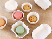 Emballage jetable pour cupcake en papier Snow Mochi, support à gâteau, compatible micro-ondes et four, écologique, résistant à la chaleur