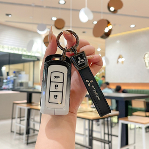 เคสกุญแจรถยนต์โลหะผสมสังกะสี ซิลิกา<span class=keywords><strong>เจ</strong></span>ล สำหรับมิตซูบิชิ เอาท์แลนเดอร์ อีคลิปส์ ครอส เอเอสเอ็กซ์ <span class=keywords><strong>ปา</strong></span><span class=keywords><strong>เจ</strong></span>โร แลคเซอร์ พร้อมพวงกุญแจ - Product Image 4