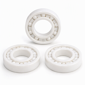 6008 Full Ceramic Bearing ZrO2 40x68x15mm PTFE Cage Open Corrosion Resistant Non Magnetic Insulating for <b>Chemical</b> Equipment - Product Image 4