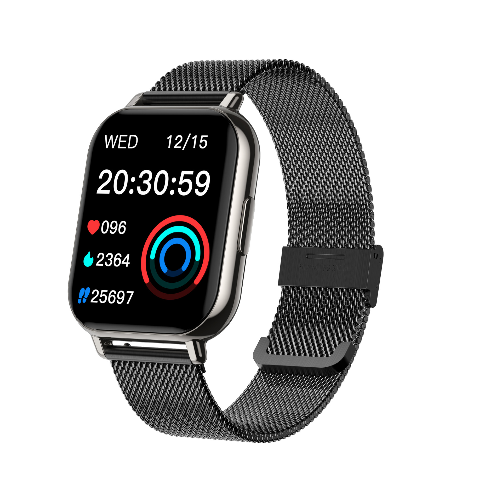 Black Steel + Silicone