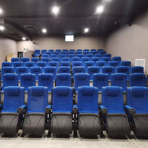 Venta directa del fabricante de reposabrazos de alta calidad con portavasos asientos de cine auditorios <span class=keywords><strong>sillas</strong></span> de cine - Product Image 1