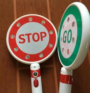 Tableau de commande de route à DEL portable Avertissement de sécurité Stop Go Panneaux de signalisation - Product Image 3