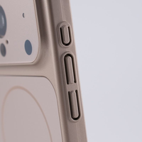 Étui de téléphone portable magnétique antichoc en PC mat, design professionnel, pour iPhone 14 15 16 17 Pro Max avec protection d'écran, convertible en coque