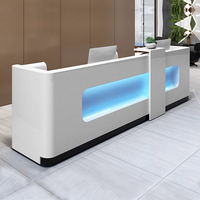Personnalisable LOOG Salon de beauté moderne et minimaliste Caissier Hôtel Service Desk Mobile Shop Store Bar Counter