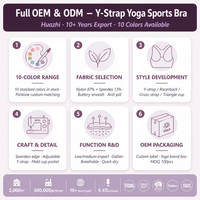 Soutien-gorge de sport à bretelles réglables, soutien dorsal, bretelles croisées, pour yoga et pilates, soutien moyen, grande taille, bretelles en Y pour femme