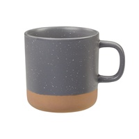 Mug en céramique mouchetée 12 oz, tasse à café latte avec logo personnalisé, finition mate, poignée texturée, mug à café avec logo personnalisé
