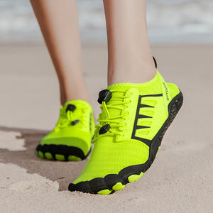 Xinzirain unisexe marche en plein air décontracté randonnée chaussures de montagne respirant creux maille tissu élastique dentelle orteil anti-glissant - Product Image 6