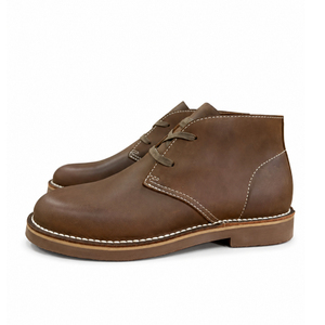 <span class=keywords><strong>Bottes</strong></span> Chukka habillées pour hommes Goodyear Welt, en cuir de veau italien, cousues main, fabrication OEM ODM, logo personnalisé, usine - Product Image 1