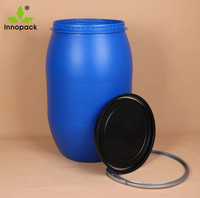 Baril en plastique, seau à huile, tonnelles de 55 gallons en plastique, tambour à vendre de 200l
