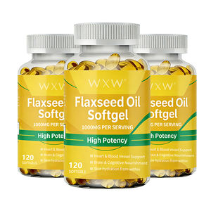 Cápsulas <span class=keywords><strong>de</strong></span> Aceite <span class=keywords><strong>de</strong></span> Linaza Más Vendidas, Suplemento Herbal para el Corazón y los Vasos Sanguíneos, <span class=keywords><strong>Piel</strong></span> y Cabello para Adultos - Product Image 1