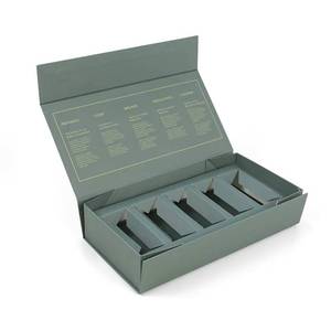 Caja de Embalaje Magnética de Cartón Rígido de Lujo de 1200 g/m² Personalizada, Estilo Cajón, para Ropa, Cosméticos, con Forro de Esponja, Materiales Reciclados - Product Image 1