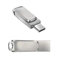 U & H 3.1 chiavetta Usb personalizzata tipo chiavetta Usb girevole in metallo 8gb 16gb 32gb 64gb 128gb chiavetta USB C