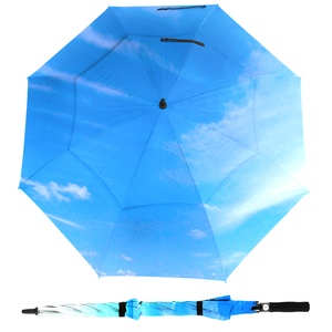 Parapluie de golf promotionnel haut de gamme avec logo personnalisé, en fibre de verre, coupe-vent et ventilé pour les tempêtes de neige - Product Image 6