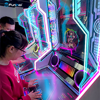 Funinvr Magic Sound : Appareil de jeu rythmique tendance et viral pour 2 joueurs avec plus de 90 chansons – Équipement de parc d'attractions intérieur