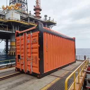 Conteneur souple à toit ouvert <span class=keywords><strong>de</strong></span> 20 pieds conforme aux normes ISO 10855 ou DNV 2.7-1 avec couverture <span class=keywords><strong>de</strong></span> toit en bâche PVC - Product Image 1