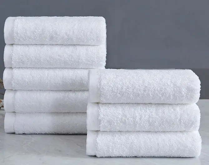 White 100% Cotton 5 Star Luxury Hotel Bath Towel Sets /Hand Towels/Face Towel/Handuk