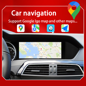 Tableau de bord numérique GPS 8,8 pouces 64 Go pour lecteur multimédia radio de voiture Mercedes-Benz Classe C W204 avec CarPlay sans fil - Product Image 4