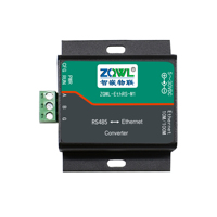 Convertisseur Ethernet série industriel ZQWL RS485 Modèle EthRS-M1, pont Modbus RTU/TCP, alimentation CC 5-30V, surveillance à distance via Cloud