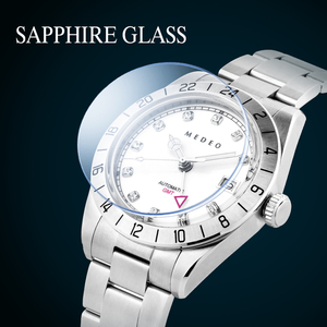 Maßgefertigte Saphirglas-Armbanduhr für Herren mit Japanischem Uhrwerk, Taucheruhr, Luxuriöse Automatische Mechanische Geschäftsherrenuhr - Product Image 4