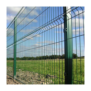 Anti‑Corrosion PVC Coated 3D Triangle Bend Welded <b>Wire</b> <b>Mesh</b> Fence V Bend Security Fencing for Garden - Product Image 3