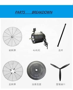 Ventilador montado en pared industrial de suelo con soporte de metal de Refrigeración Industrial de buey grande VENTILADOR PARED - Product Image 6