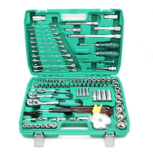 Combination Wrench Set Combination Wrench Sets Ratchet Repair Tools 121pcs Combination Hand Tool Kit 1/4" 3/8" 1/2" Socket Wrench Set With Case