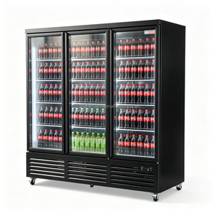 Nuevo Refrigerador Vertical Comercial de Tres Puertas 2026, Vitrina Exhibidora de Bebidas Silenciosa para Tiendas de Abarrotes - Product Image 4